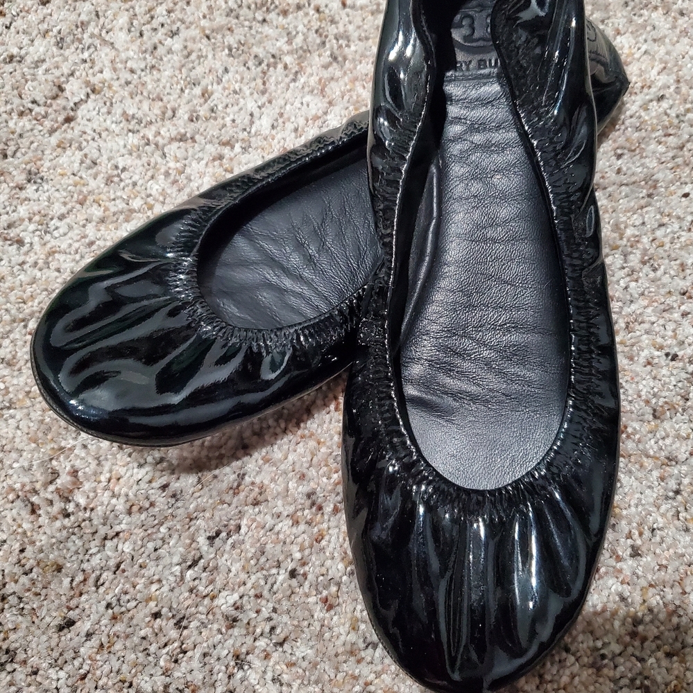 Tory Burch Black Ballet Style Shoes